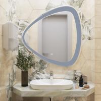 Зеркало MIXLINE "Эдда" D700 сенсорный выключатель, с гравировкой