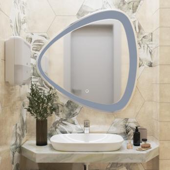 Зеркало MIXLINE "Эдда" D700 сенсорный выключатель, с гравировкой