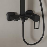 Душевая система 35к IDDIS BILBL1Fi06 "Bild" лейка "Тропический душ" Черный