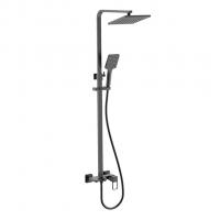 Душевая система 35к IDDIS BILBL1Fi06 "Bild" лейка "Тропический душ" Черный