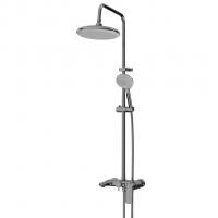 Душевая система 40к ML2410 излив лейка 5 позиций +лейка "Тропический душ" ХРОМ