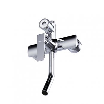 Душевая система 40к ML2418 излив лейка 5 позиций +лейка "Тропический душ" ХРОМ