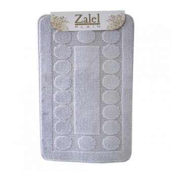 Набор ковриков д/ванной Zalel  2 пр. 55х90 (серый)