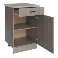 Стол разделочный 50 шимо/ясень светлый (1 ящик), столешница гранит пёстрый