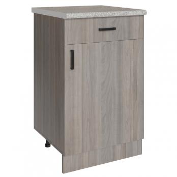 Стол разделочный 50 шимо/ясень светлый (1 ящик), столешница гранит пёстрый