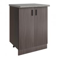 Стол разделочный 60 шимо/ясень темный, столешница гранит пёстрый