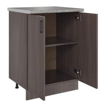 Стол разделочный 60 шимо/ясень темный, столешница гранит пёстрый