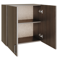 шкаф навесной кухонный 60 шимо/ясень темный