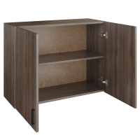 шкаф навесной кухонный 80 шимо/ясень темный