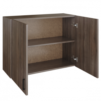 шкаф навесной кухонный 80 шимо/ясень темный