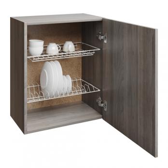 шкаф навесной кухонный с сушкой 50 шимо/ясень светлый (2 места)