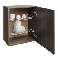 шкаф навесной кухонный с сушкой 50 шимо/ясень темный (2 места)