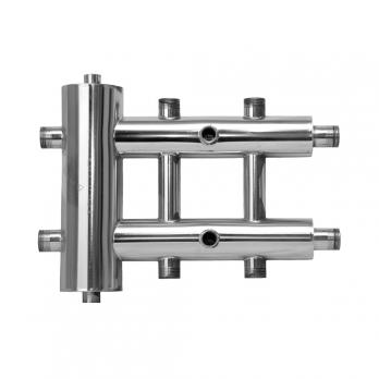 Гидрострелка 1'', с распределительными коллекторами, 3 контура, нерж сталь ГРРК25-3 ТРУГОР