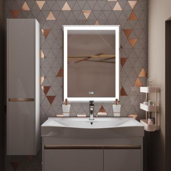 Зеркало MIXLINE "Минио-2" 600*800 (ШВ) сенсорный выключатель, светодиодная подсветка + подогрев