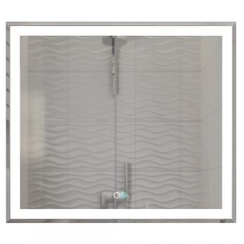 Зеркало MIXLINE "Минио-2" 800*700 (ШВ) сенсорный выключатель, светодиодная подсветка + подогрев