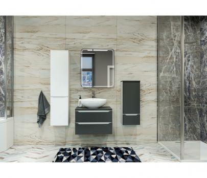 Зеркальный шкаф MIXLINE "ВИКТОРИЯ" 700*800 (ШВ) 2 ств,ПРАВЫЙ, сенсорный выкл, светодиодная подсветка