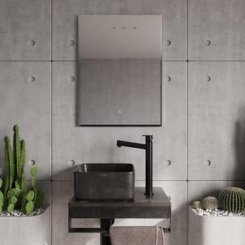 Зеркало MIXLINE "Алмина" 600*800 (ШВ) сенсорный выключатель, светодиодная подсветка