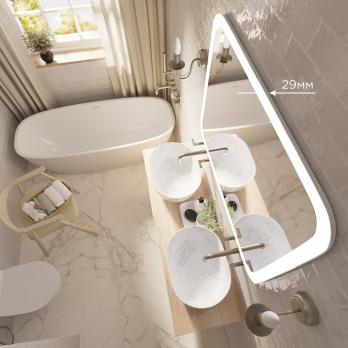 Зеркало MIXLINE "Стив" 1000*800 (ШВ) сенсорный выключатель, светодиодная подсветка