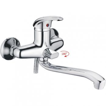 Смеситель для ванны и раковины 40к HB2203 HAIBA див корп L-нос