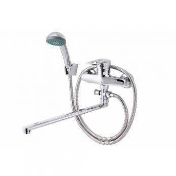 Смеситель для ванны и раковины 40к ПРОФСАН ПСМ-521-К017 "ПЛЮС" эксцентрики "РУС", ХРОМ