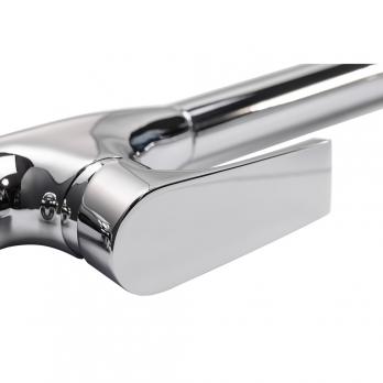 Смеситель для кухни 35к ПРОФСАН ПСМ-100-3 "ЭЛИТ" выс. пов. излив, п/гайку, ХРОМ