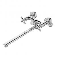 Смеситель для ванны и раковины 1/2 кер  IDDIS ACRSBL2i10WA "Acros" без душ аксессуаров ХРОМ