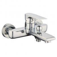 Смеситель для ванны 35к ПРОФСАН ПСМ-400-1 "400" эксцентрики "ЕВРО"  ХРОМ