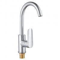 Смеситель для кухни 35к ПРОФСАН ПСМ-200-3 "200" , выс. пов. излив, п/гайку, ХРОМ