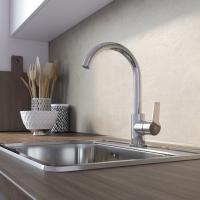 Смеситель для кухни 35к Milardo M01SBJ0M05 "Meal" высокий пов излив ХРОМ