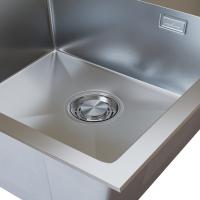 Мойка настол.монтаж 53х43 (3,0) вып 3 1/2  MIXLINE PRO с ФАСКОЙ 22см с сифоном (сатин)