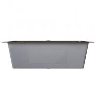 Мойка настол.монтаж 60х45 (3,0) вып 3 1/2  MIXLINE PRO С ФАСКОЙ 22см с сифоном (черный графит)