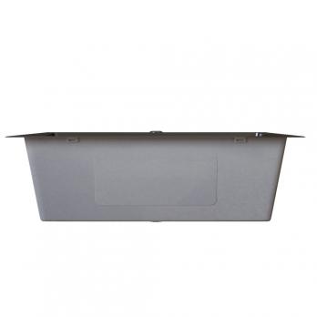 Мойка настол.монтаж 60х45 (3,0) вып 3 1/2  MIXLINE PRO С ФАСКОЙ 22см с сифоном (черный графит)