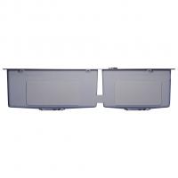 Мойка настол.монтаж 72х40 (3,0) 2-х ЧАШЕВАЯ вып 3 1/2  MIXLINE PRO 22см с сифоном (сатин)