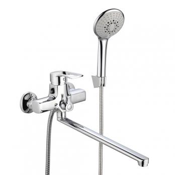 Смеситель для ванны и раковины 40к ПРОФСАН ПСМ-777-017 "ПЛЮС"  эксцентрики "ЕВРО",  ХРОМ