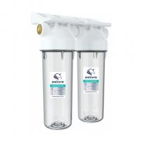 Фильтр магистральный 3/4'' KSBP DUO двойной для хол. воды прозр. 10" UNICORN (KSBP_3/4_DUO)