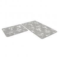 Набор ковриков д/ванной Shahintex Vintage  60*100+60*50 серый (02)