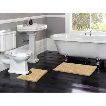 Набор ковриков д/ванной Актив icarpet 50*80+50*40 бисквит (01)