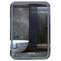 Зеркало MIXLINE "Мальта-3" 550*800 (ШВ) сенсорный выключатель, часы внешней настройки + подогрев