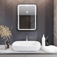 Зеркало MIXLINE "Мальта-лофт" 600*800 (ШВ) сенсорный выключатель, пластиковая рама