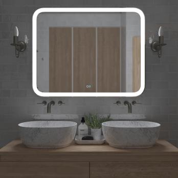 Зеркало MIXLINE "Стив-2" 1000*800 (ШВ) сенсорный выключатель, двойной подогрев