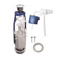 Арматура к смыв.бачку 2-х Кноп Уклад метал боковой подвод унив колонка D40 (А77.56.14.3)