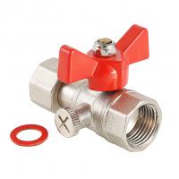 Кран д/маном шаровой 1/2''вн -1/2''вн накид гайка VT.807.N.0404 VALTEC