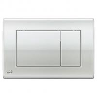 Кнопка для инсталляции ALCAPLAST/Alcadrain М271 квадрат, хром-глянец