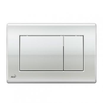 Кнопка для инсталляции ALCAPLAST/Alcadrain М272 квадрат, хром-мат