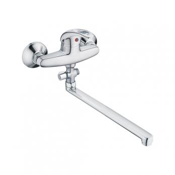 Смеситель для ванны и раковины 40к CN2103-2 CRON L-излив,  ХРОМ