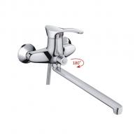 Смеситель для ванны и раковины 40к CN2201 CRON L-нос, переключатель в корпусе, ХРОМ