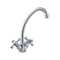 Смеситель для кухни 1/2 кер CN4008 CRON высокий пов. излив, ХРОМ