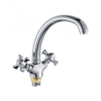 Смеситель для кухни 1/2 кер CN4724 CRON высокий пов. излив, п/гайку, ХРОМ