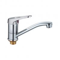 Смеситель для кухни 35к CN4513-2 CRON короткий пов. излив 149 мм,  п/гайку, ХРОМ