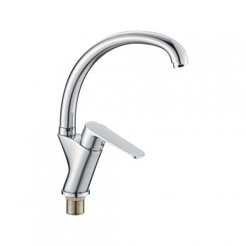 Смеситель для кухни 35к CN70523 CRON высокий пов. излив, п/гайку, ХРОМ